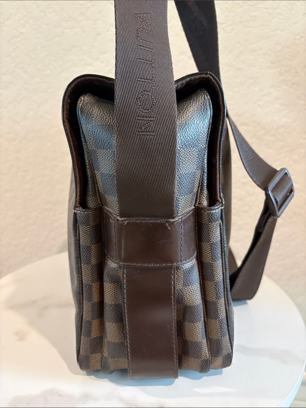 Louis Vuitton Naviglio SR3007 Brown Damier LV Crossbody Bag - Picture 6 of 16